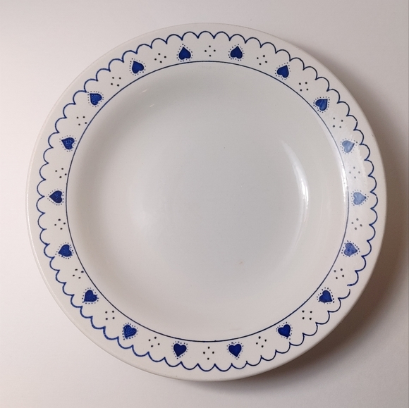 Vintage Blue Hearts Mug & Bowl - Picture 2 of 8